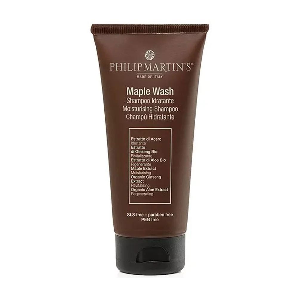 Зволожувальний шампунь для сухого волосся Philip Martin's Maple Wash Moisturising Shampoo з кленовим екстрактом, 75 мл